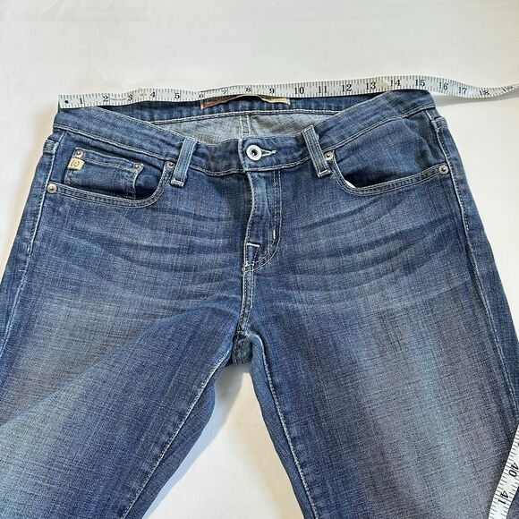 Big Star Jeans Womens 29 Blue Denim Rikki Low Rise Stretch Straight Faded - Picture 7 of 15